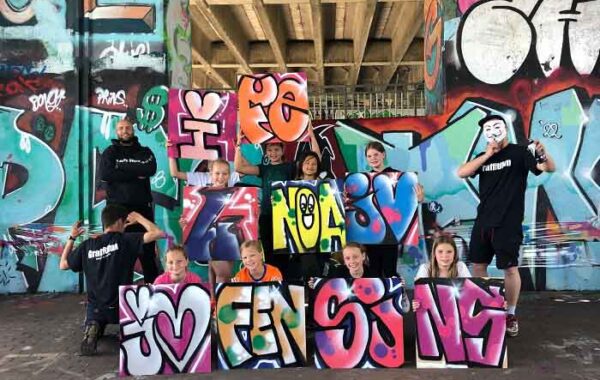 Coolste feestje Graffitifun in Amsterdam op een toffe graffiti locatie