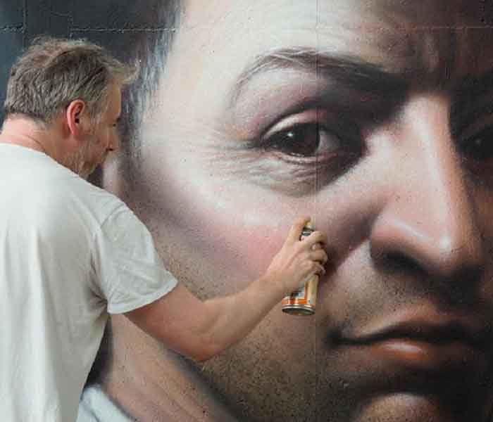 Donovan Spaanstra graffiti portret maken