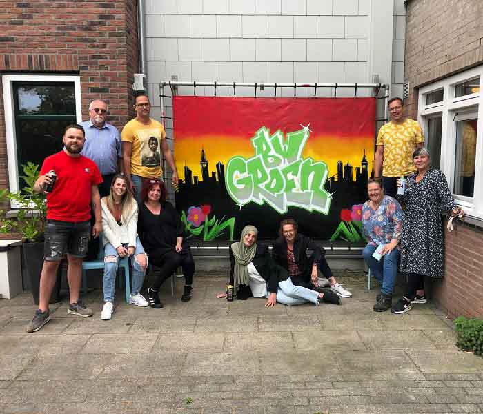 Graffiti bedrijfsuitje Rotterdam
