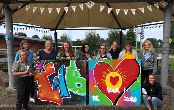 Graffiti bedrijfsuitje teambuilding