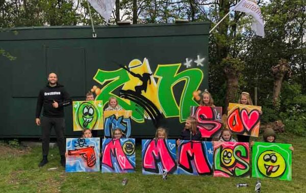 Graffiti workshop BSO kinderopvang