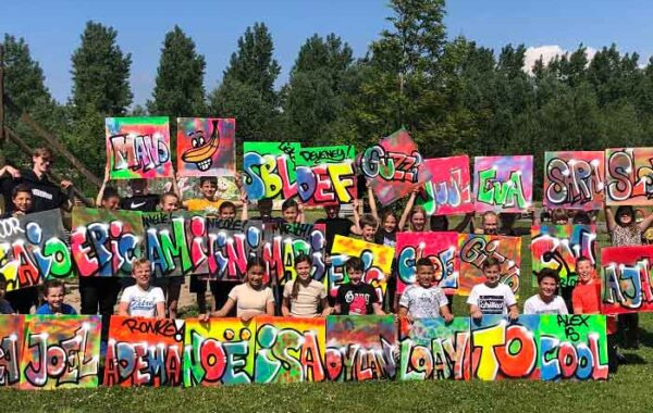 Graffiti workshops schoolklas en activiteit