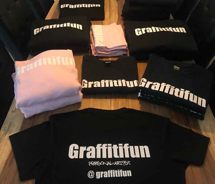 Graffitifun sweater en t-shirt