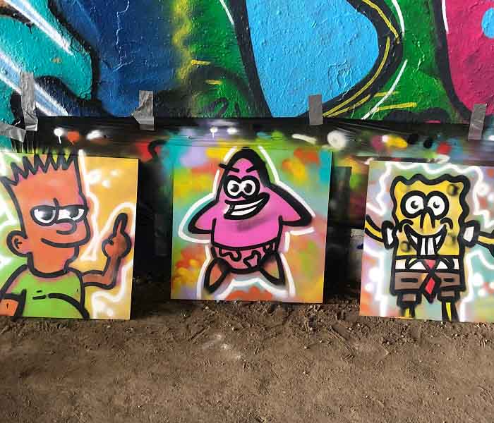 Spongebob graffiti