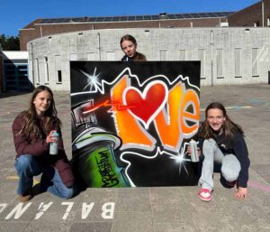 Graffiti workshop op school