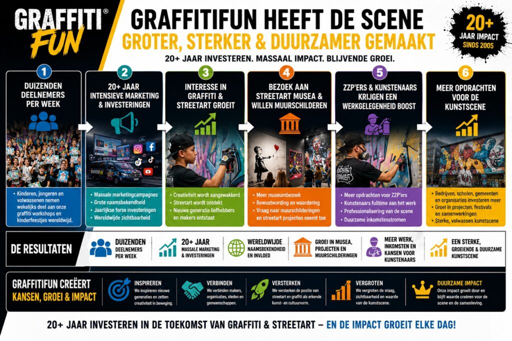 Grafitifun investering in de graffiti en streetart scene